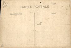 CPA Hautes Pyrenees Capvern Cour de la Gare