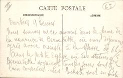 CPA Bartres Maison Lagues ou Bernadette passe son enfance jusqu'a l'age de douze ans