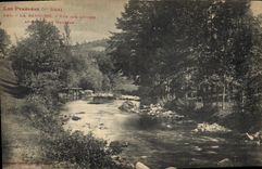 CPA Les Pyrenees La Barousse Vue sur L'Ourge