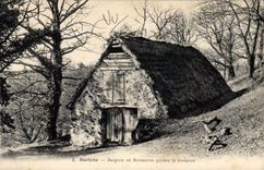 CPA Bartres Bergerie ou Bernadette gardait le Troupeau