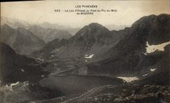 CPA Les Pyrenees Le Lac d'Oncet au Pied du Pic du Midi de Bigorre