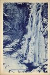 CPA Les Pyrenees Environs de Bagnerres de Bigorre Cripp la Cascade du Garet en Hiver