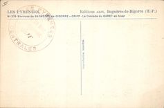 CPA Les Pyrenees Environs de Bagnerres de Bigorre Cripp la Cascade du Garet en Hiver