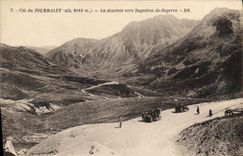 CPA Col du Toumalet (alt 2114 m) La descente vers Bagneres de Bigorre