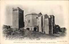 CPA Environs d'Arles Couvent des Moines a Montmajor abside de l'Eglise