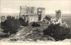CPA Environs d'Arles Mont Major Les Ruines de l'Abbaye