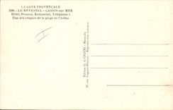 CPA Cassis sur Mer La Cote Provencale Le Prevestel Hotel Pension Restaurant Telephone Une des Crique