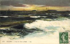 CPA Dinard Coup de Vent en Rade