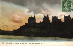 CPA Dinard Coucher de Soleil a laPointe de la Malouine