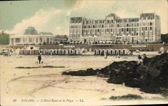 CPA Dinard L'Hotel Royal et la PLage