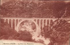 CPA Environs d'Ales Le Pont des Abbarines