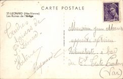 CPA St Leonard (Hte Vienne) Les Ruines de l'Artige