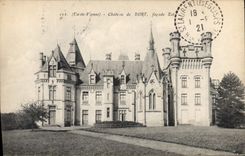 CPA (Haute Vienne) Environs de Limoges Le Chateau de Bort Facade Est