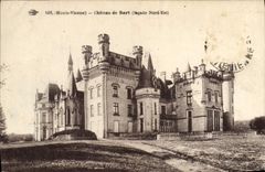 CPA (Haute Vienne) Environs de Limoges Le Chateau de Bort (Facade Nord Est)