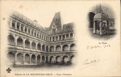 CPA La Rochefoucauld Cour d'honneur