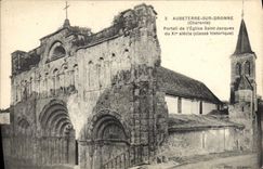 CPA Aubeterre sur Dronne (Charente) Portail de l'Eglise Saint Jacque