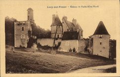 CPA Lucy sur Yonne Chateau de Faulin (Cote Nord)