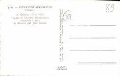 CPA Fleurigny sur Oreuse (Yonne) Le Chateau