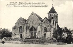 CPA Courlon L'Eglise Moyen Age Gothique