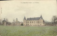 CPA Villeblevin (Yonne) Le Chateau