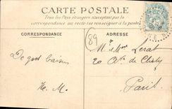 CPA Villeblevin (Yonne) Le Chateau