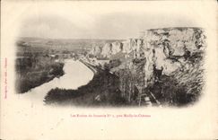 CPA Les Roches du Saussois pres Mailly le Chateau