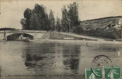 CPA Saint Aubin sur Yonne Le Canal de Bourgogne