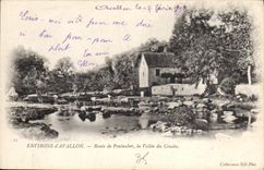 CPA Environs d'Avallon Route de Pontauber La Vallee du Cousin
