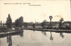 CPA Abbaye de N O de Saint Lieu Sept Fons Vue Panoramique