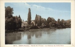 CPA Cezy (Yonne) Bords de l'Yonne