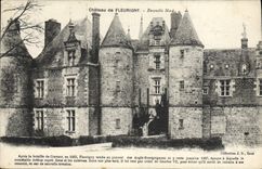 CPA Chateau de Fleurigny Ensemble Nord