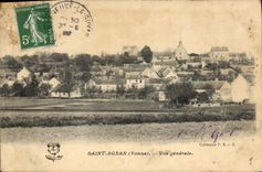 CPA Saint Agnan (Yonne) Vue generale
