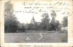 CPA Saint Valerien Vue des pres de la Ville
