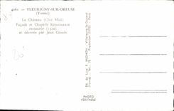 CPA Fleurigny sur Oreuse (Yonne) Le Chateau