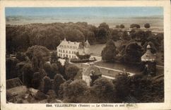 CPA Villeblevin (Yonne) Le Chateau et son Parc