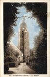 CPA Villeblevin (Yonne) Le Clocher