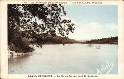 CPA Le Morvan Pittoresque Chastellux (Yonne) Lac du Crescent