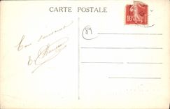 CPA L'Yonne Historique Le Chateau de Vallery