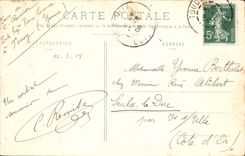 CPA Parly Le Portail de L'Eglise
