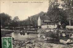 CPA Route de Pontaubert La Vallee du Cousin 