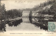 CPA Environs d'Avallon Vallee du Cousin le Moulin de Cadoux 