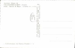 CPA Ancienne Abbaye de Ste Colombe les Sens Yonne Maison de Repos L'entree des jardins