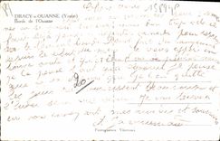 CPA Dracy s Ouanne Yonne Bords de l'Ouanne 