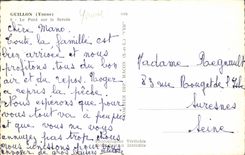 CPA Guillon Yonne Le Pont sur le Serein