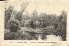 CPA Environs de Tonnerre L'Armancon Vue prise du Pont de Dannemoine 