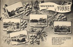 CPA Souvenir de l'Yonne 