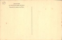 CPA Monastere de Sainte Colombe les Sens Nazareth la maison des Hotes