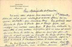 CPA Monastere de Sainte Colombe les Sens Cote nord est