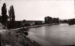 CPA Serbonnes Yonne Bords de l'Yonne 