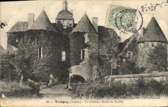 CPA Treigny Yonne Le Chateau feodal de Ratilly 